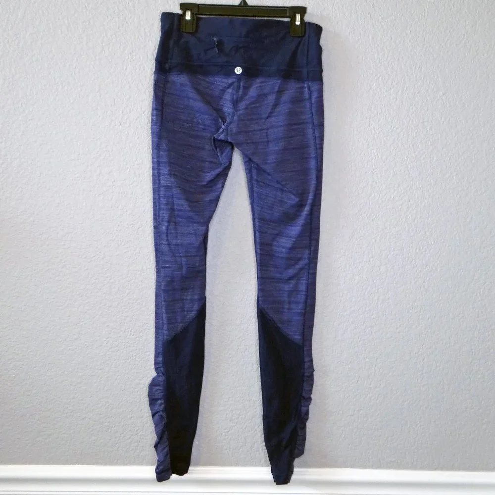Lululemon Run Spirit Tight II Wee Are From Space Deep Indigo Leggings Size 6